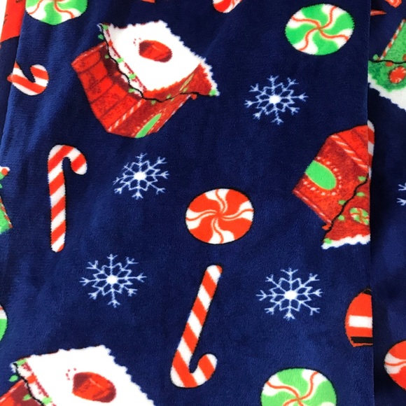 Monopoly Gingerbread House Pajama Bottoms Blue - Picture 7 of 10